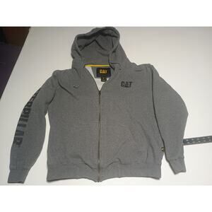Cat Hoodie - Gray, Size Large -